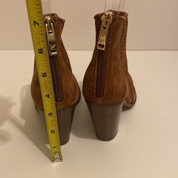 Diane Von Furstenberg Auletta Brown Chesnt suede ankle boots . Size 5 - Picture 8 of 16